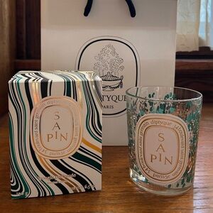 Empty Diptyque Sapin Candle in box, 190g/6.5oz